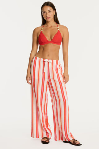 West Coast Coral Cotton Beach Pants