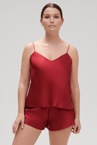 Simone Pérèle Dream Silk Short Tanga Red