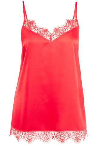 Simone Pérèle Satin Secrets Flamingo Camisole - Naughty Knickers