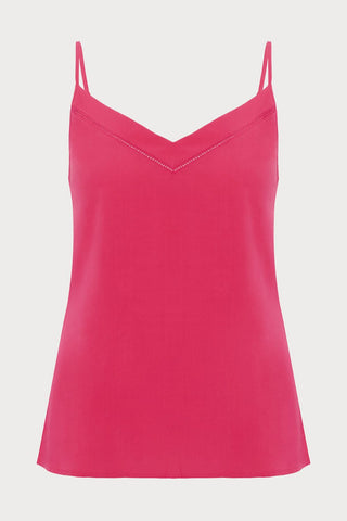 Songe Pink Viscose Pyjama Top