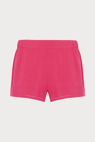 Songe Pink Viscose Pyjama Short