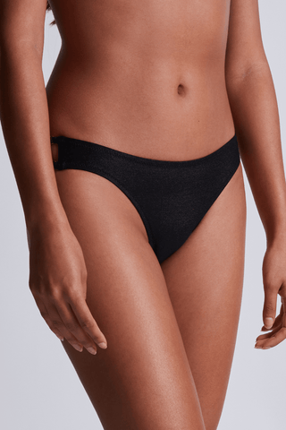 Aubade Summer Glow Bikini Bandeau Top & Brazilian Bottom Black Sand