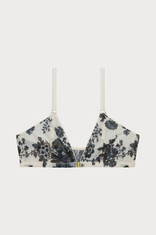 Rania Black Triangle Bra