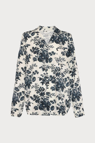 Wilda Long Sleeve Pyjama Shirt Black
