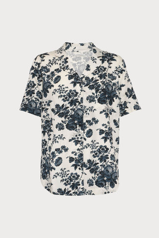 Wilda Short Sleeve Pyjama Shirt Black