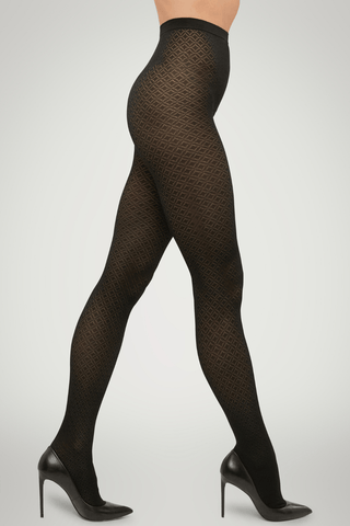 Wolford Pattern Tights Black 