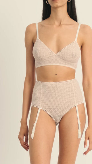 Else Betty High Waisted Brief with Removable Suspenders