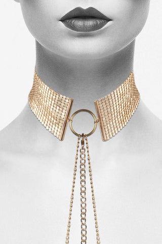 Bijoux Indiscrets Désir Métallique Metallic Mesh Chain Collar