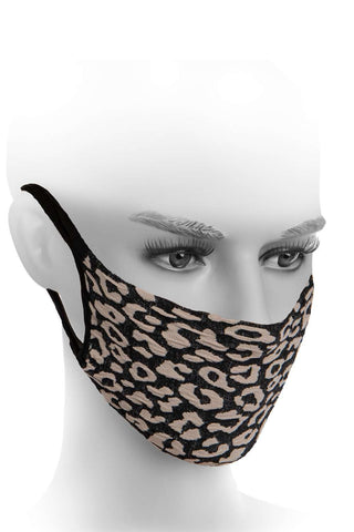 FiORE Leopard Print Reusable Face Mask - Naughty Knickers