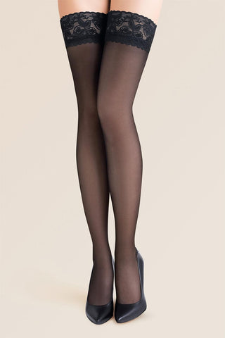 Emotion Hold Ups 15 Denier - Naughty Knickers