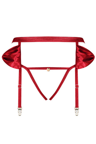 Obsessive Rubinesa Suspender & Crotchless Thong