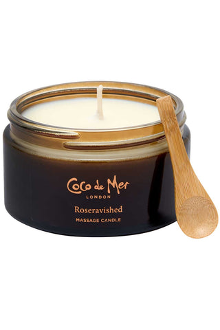 Coco de Mer Roseravished Massage Candle - Naughty Knickers