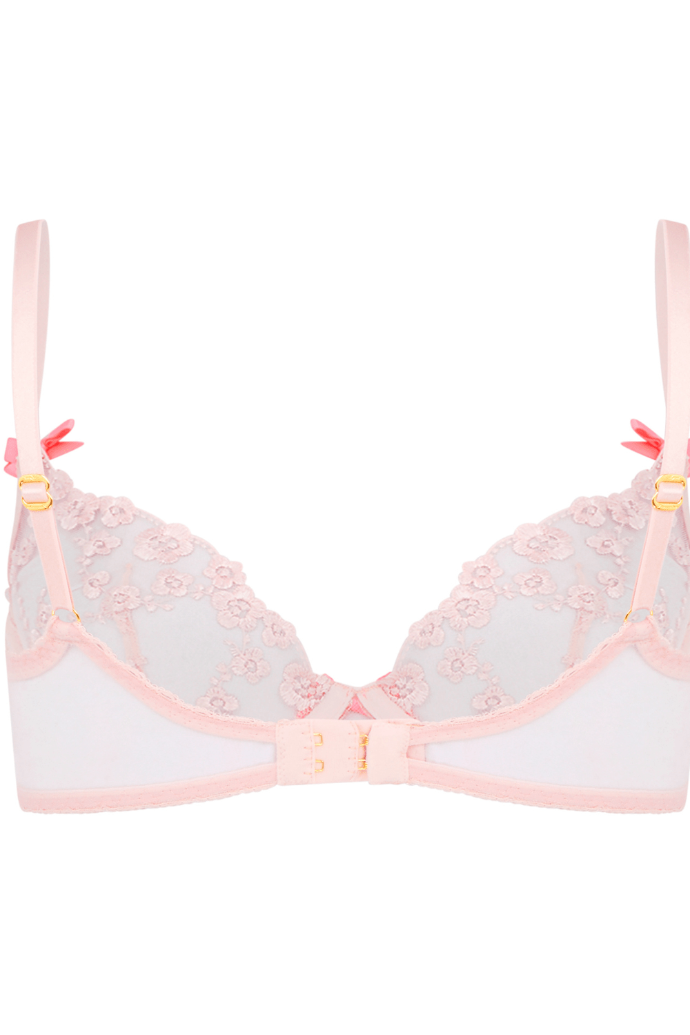 Cupid Plunge Underwired Bra in Pink