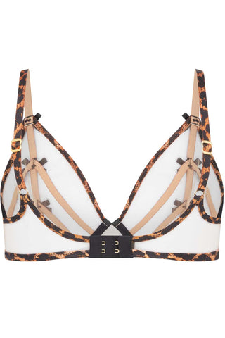 Agent Provocateur Blair Underwired Bra Black/Leopard