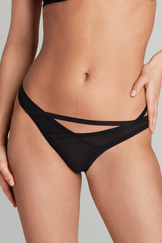 Agent Provocateur Joan Strappy Black Full Brief