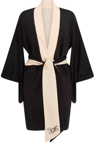 Agent Provocateur Kiki Kimono Black/Pink