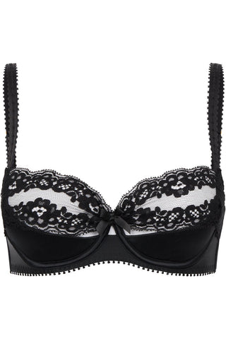 Agent Provocateur Lacy Balconette Underwired Bra Black