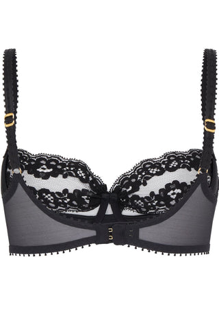 Agent Provocateur Lacy Balconette Underwired Bra Black