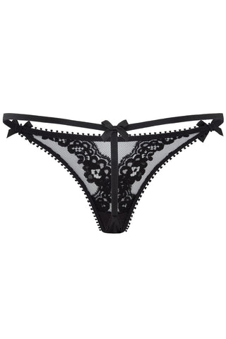 Agent Provocateur Lacy Thong Black