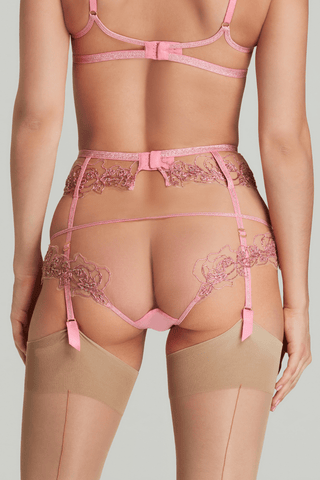 Agent Provocateur Lindie Suspender Belt Dusky Pink