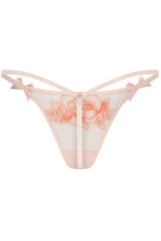 Agent Provocateur Lindie Thong Baby Pink/Orange