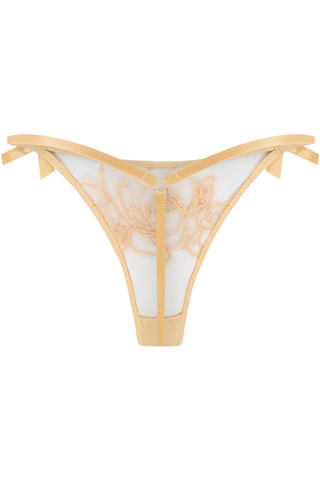 Agent Provocateur Lindie Thong Gold/Sand
