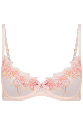 Agent Provocateur Lindie Underwired Bra Baby Pink/Orange