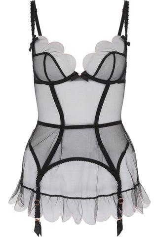 Agent Provocateur Lorna Basque Black/Pink