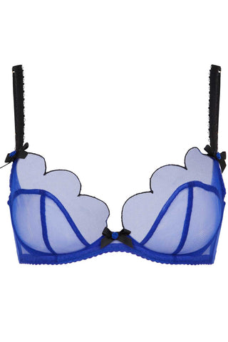 Agent Provocateur Lorna Plunge Underwired Bra Blue/Black