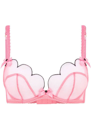 Agent Provocateur Lorna Baby Pink Plunge Underwired Bra