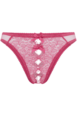 Agent Provocateur Lorna Lace Ouvert Brief Fuchsia