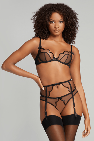 Agent Provocateur Lorna Party Suspender Black