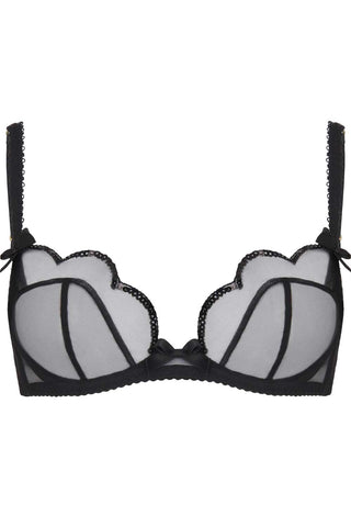 Agent Provocateur Lorna Party Plunge Underwired Bra Black