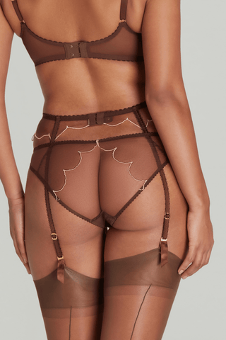 Agent Provocateur Lorna Suspender Chestnut