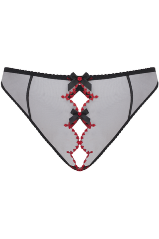 Agent Provocateur Lornaheart Ouvert Brief Black/Red