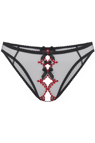 Agent Provocateur Lornaheart Ouvert Brief Black/Red