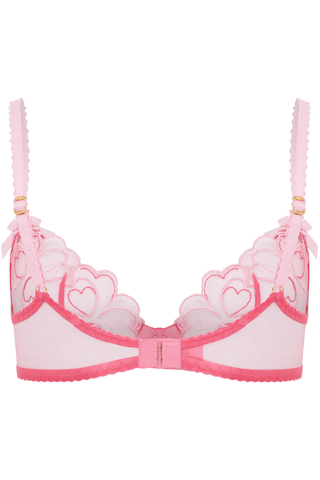 Agent Provocateur Maysie Plunge Underwired Bra Fuchsia/Baby Pink