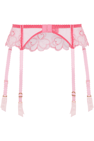 Agent Provocateur Maysie Suspender Belt Fuchsia/Baby Pink