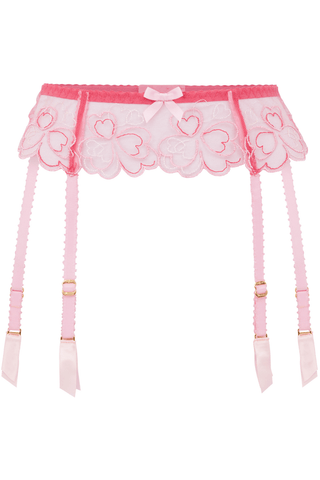 Agent Provocateur Maysie Suspender Belt Fuchsia/Baby Pink