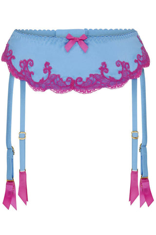 Agent Provocateur Molly Suspender Blue/Pink