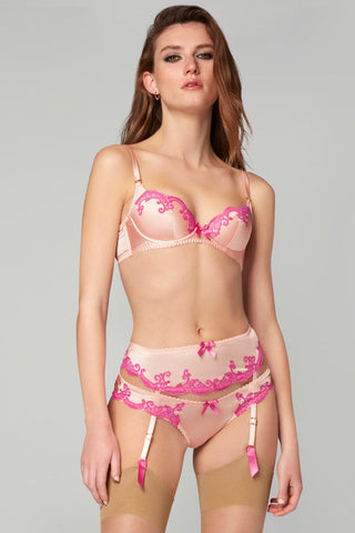 Agent Provocateur Molly Suspender Pink