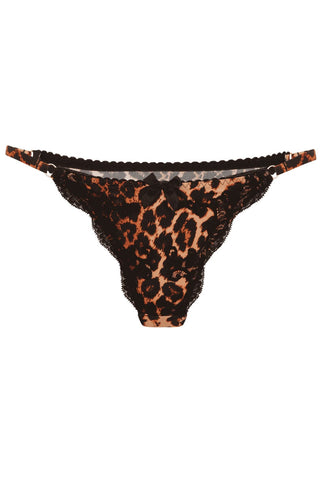 Agent Provocateur Molly Thong Leopard