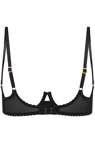 Agent Provocateur Ozella Open Underwired Bra Black