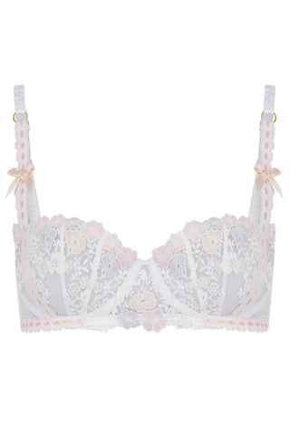 Agent Provocateur Petunia Bra White/Blush/Baby Pink