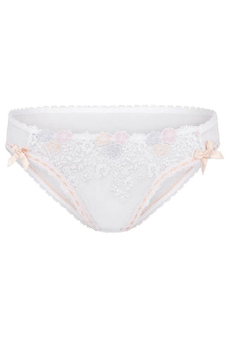 Agent Provocateur Petunia Brief White/Blush/Baby Pink