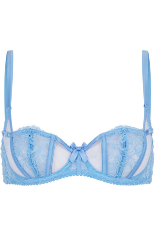 Agent Provocateur Rozlyn Blue Balconette Bra