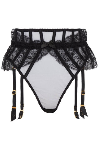 Agent Provocateur Rozlyn Black Suspender Thong