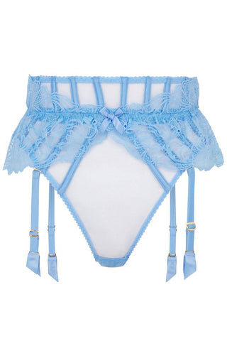 Agent Provocateur Rozlyn Blue Suspender Thong