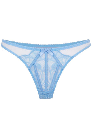 Agent Provocateur Rozlyn Blue Lace Thong