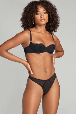 Agent Provocateur Sara Balconette Bra Black